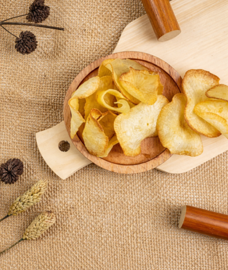 AIR FRIED TAPIOCA CHIPS (NO OIL)